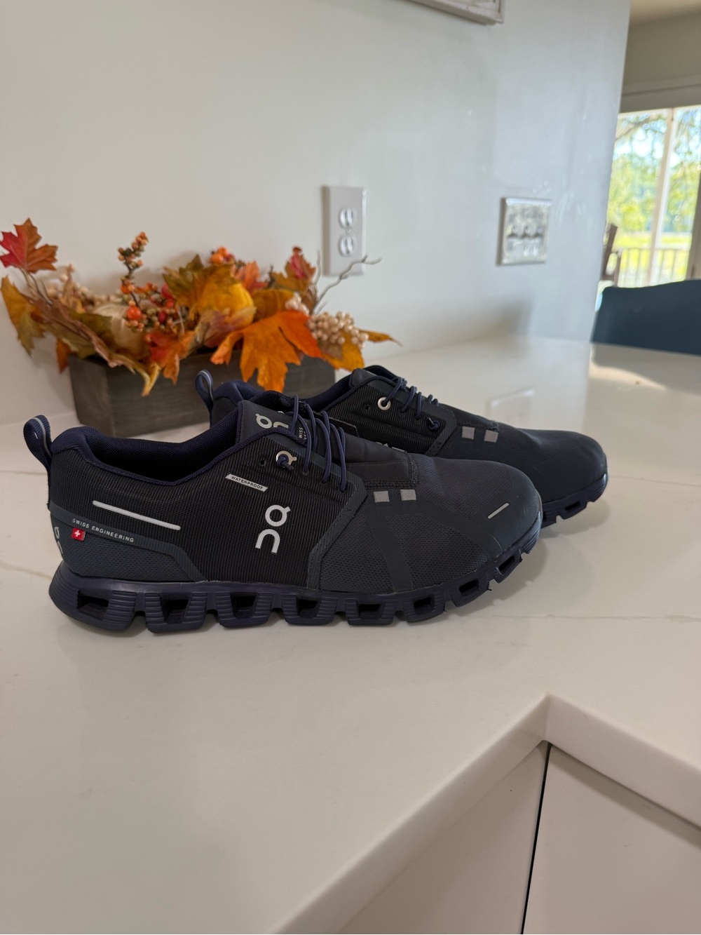 On Running Men's Cloud Sneakers in Dark Navy